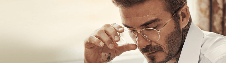 David Beckham Gold Metal Glasses (Frames)