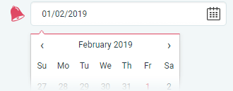 Reminder guide datepicker