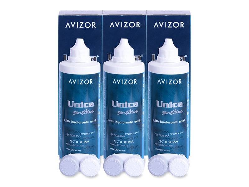 Avizor Unica Sensitive Solution 3x 350 ml 