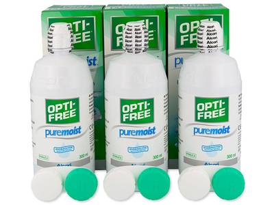 OPTI-FREE PureMoist Solution 3 x 300 ml 