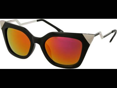 Sunglasses Alensa Cat Eye Shiny Black Mirror 