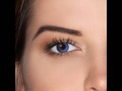 Blue contact lenses - natural effect - Air Optix (2 monthly coloured lenses)