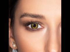 Gemstone Green contact lenses - natural effect - power - Air Optix (2 monthly coloured lenses)