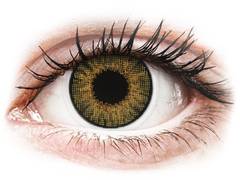 Brown Pure Hazel contact lenses - natural effect - power - Air Optix (2 monthly coloured lenses)