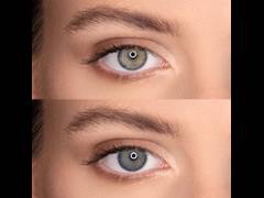 Grey Sterling contact lenses - natural effect - power - Air Optix (2 monthly coloured lenses)