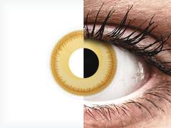 Yellow Avatar Contact Lenses - ColourVue Crazy (2 coloured lenses)