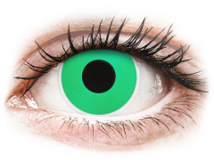 Green Emerald Contact Lenses - ColourVue Crazy (2 coloured lenses)