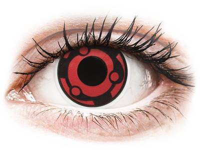 Red Madara Contact Lenses - ColourVue Crazy (2 coloured lenses)