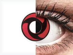 Red Mangekyu Contact Lenses - ColourVue Crazy (2 coloured lenses)