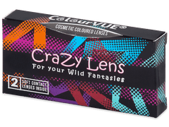 Orange Werewolf Contact Lenses - ColourVue Crazy (2 coloured lenses)