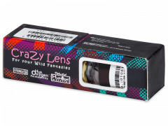 Red Sasuke Contact Lenses - ColourVue Crazy (2 coloured lenses)