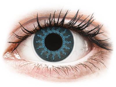 Solar Blue Contact Lenses - ColourVue Crazy (2 coloured lenses)