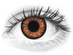 Orange Twilight Contact Lenses - ColourVue Crazy (2 coloured lenses)