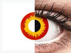 Red and Yellow Wildfire Contact Lenses - ColourVue Crazy (2 coloured lenses)