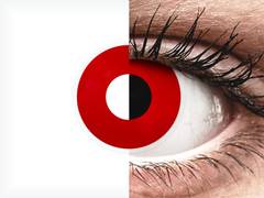 Red Devil Contact Lenses - Power - ColourVue Crazy (2 coloured lenses)