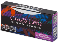 White Zombie Contact Lenses - Power - ColourVue Crazy (2 coloured lenses)