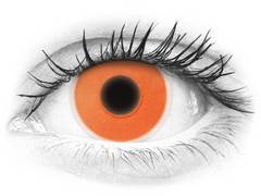 Orange Glow Contact Lenses - ColourVue Crazy (2 coloured lenses)