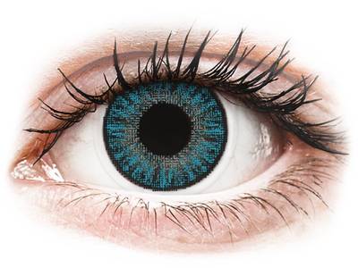 Blue contact lenses - Power - TopVue Color (10 daily coloured lenses)