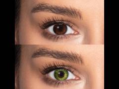 Fresh Green contact lenses - Power - TopVue Color (10 daily coloured lenses)