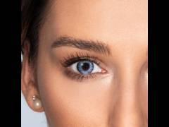 Sapphire Blue contact lenses - Power - TopVue Color (10 daily coloured lenses)