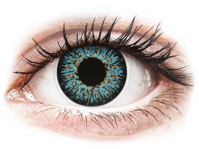 Blue Aqua Glamour Contact Lenses - ColourVue (2 coloured lenses)