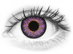 Violet Glamour Contact Lenses - ColourVue (2 coloured lenses)