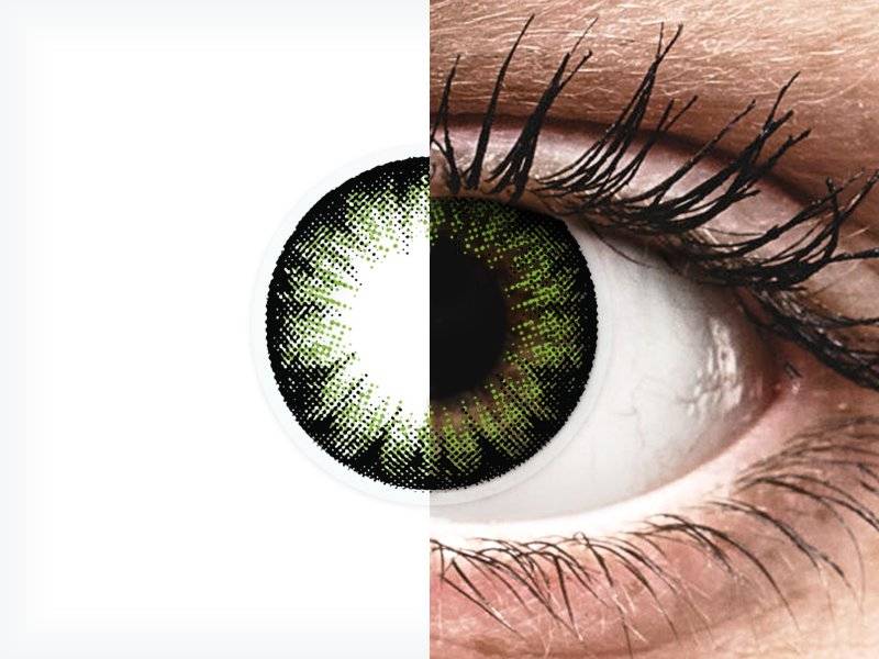 Emerald Green Colored Contact Lenses by Maxvue brand