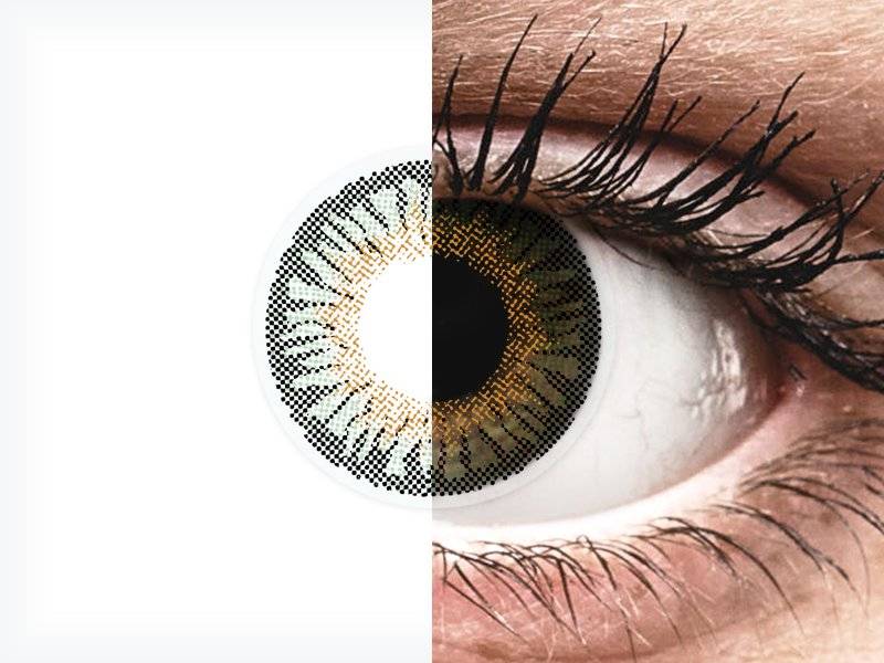 ColourVUE Basic Green Coloured Contact Lenses