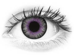 Violet Gray Fusion Contact Lenses - ColourVue (2 coloured lenses)