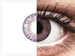 Purple Amethyst contact lenses - FreshLook ColorBlends - Power (2 monthly coloured lenses)