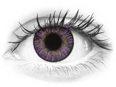 Purple Amethyst contact lenses - FreshLook ColorBlends - Power (2 monthly coloured lenses)