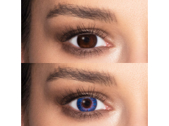 Blue contact lenses - FreshLook ColorBlends - Power (2 monthly coloured lenses)
