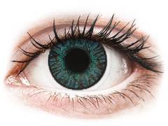 Brilliant Blue contact lenses - FreshLook ColorBlends - Power (2 monthly coloured lenses)