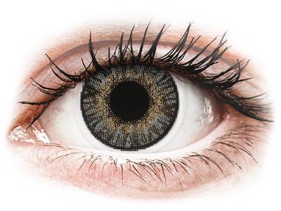 Grey contact lenses - FreshLook ColorBlends - Power (2 monthly coloured lenses)