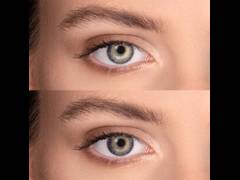 Grey contact lenses - FreshLook ColorBlends - Power (2 monthly coloured lenses)