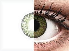 Green contact lenses - FreshLook ColorBlends - Power (2 monthly coloured lenses)