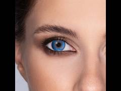 True Sapphire contact lenses - FreshLook ColorBlends - Power (2 monthly coloured lenses)