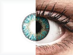 Turquoise contact lenses - FreshLook ColorBlends (2 monthly coloured lenses)