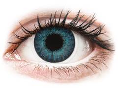 Brilliant Blue contact lenses - natural effect - power - Air Optix (2 monthly coloured lenses)