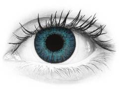 Brilliant Blue contact lenses - natural effect - Air Optix (2 monthly coloured lenses)