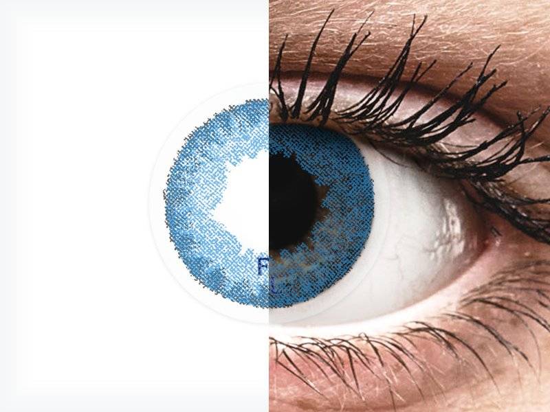 Pacific Blue contact lenses FreshLook Dimensions (2 monthly coloured