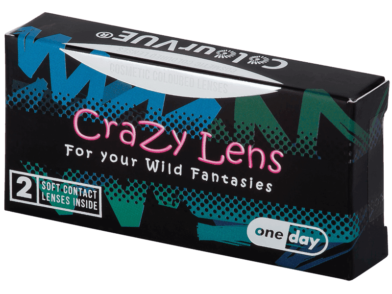 White Zombie contact lenses - ColourVue Crazy (2 daily coloured