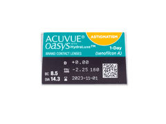 Acuvue Oasys 1-Day with HydraLuxe for Astigmatism (30 lenses)