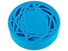 Lens Case with mirror - blue ornament 