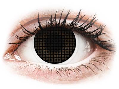 ColourVUE Crazy Lens - Black Screen - plano (2 lenses)