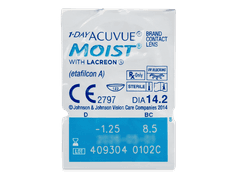 1 Day Acuvue Moist (180 lenses)