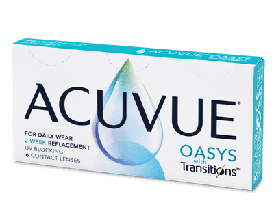 Acuvue Oasys with Transitions (6 lenses)