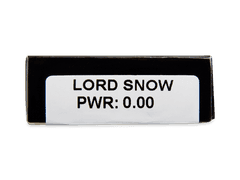 CRAZY LENS - Lord Snow - plano (2 daily coloured lenses)