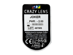 CRAZY LENS - Joker - power (2 daily coloured lenses)