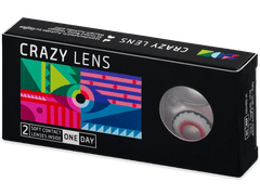 CRAZY LENS - Mad Clown - power (2 daily coloured lenses)